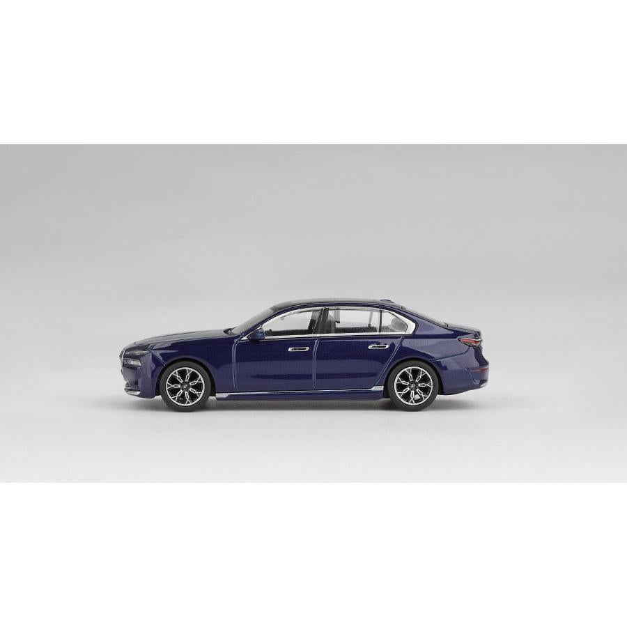 1/64 BMW i7 xDrive60 Tanzanite Blue Metallic (RHD)