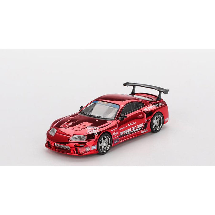 1/64 Toyota Supra (A80) Top Secret GT-300 Top Secret Red Chrome