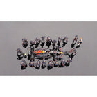 1/64 Red Bull RB18 S.Perez 2022 Abu Dhabi GP Pit Crew Set Ltd Ed. (Inc.Car)