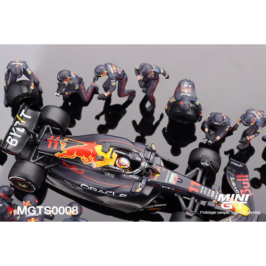 1/64 Red Bull RB18 S.Perez 2022 Abu Dhabi GP Pit Crew Set Ltd Ed. (Inc.Car)