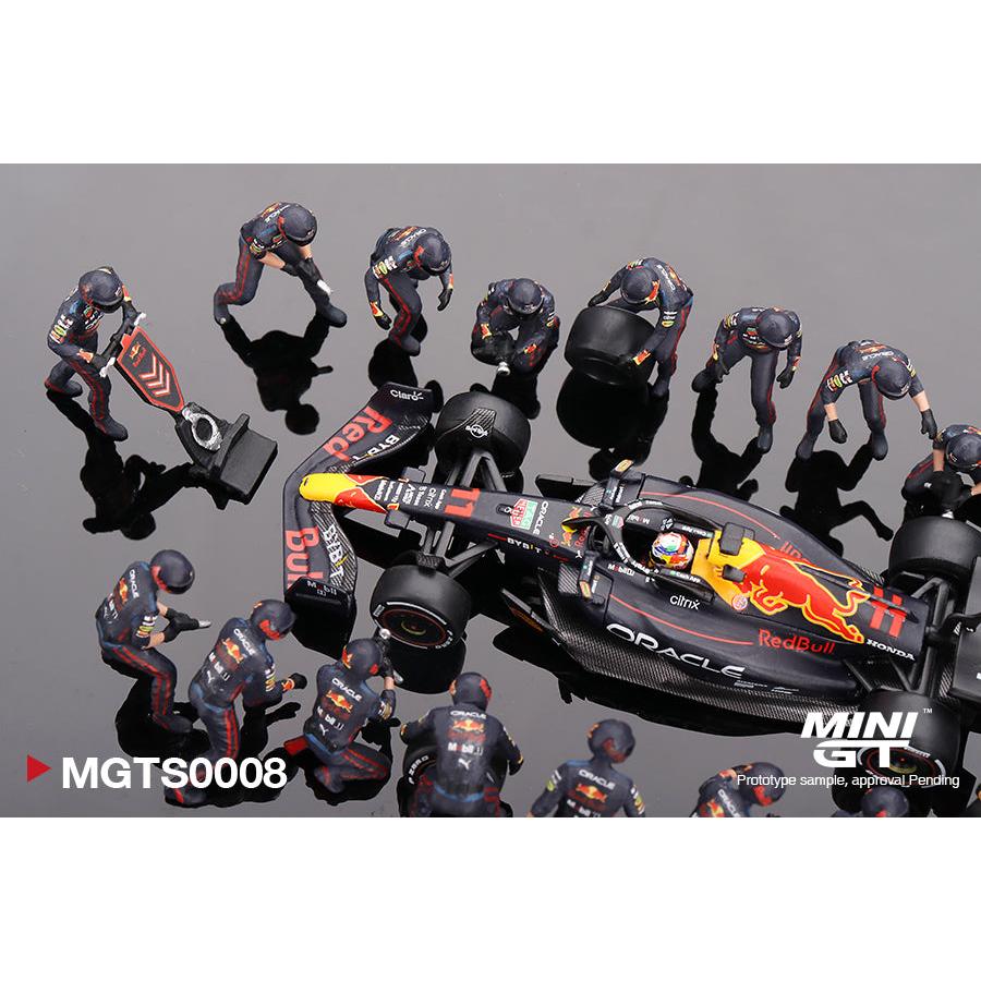 1/64 Red Bull RB18 S.Perez 2022 Abu Dhabi GP Pit Crew Set Ltd Ed. (Inc.Car)