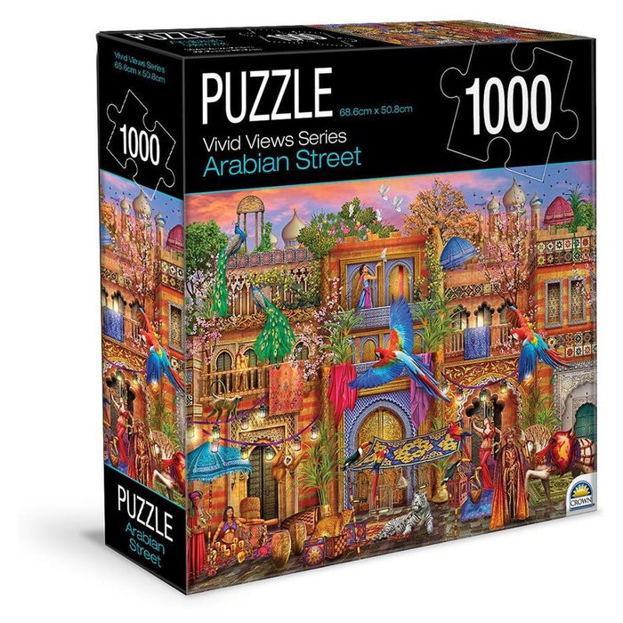 1000pc Crown Vivid Views Arabian Street Puzzle