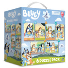 2x12 2x20 2x30pc Bluey 6 in 1 Puzzle