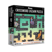 100pc Crown Crossword Australian Animals Puzzle