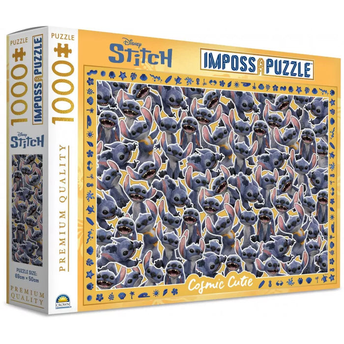 1000pc Impossipuzzle Stitch Crown Premium Puzzle
