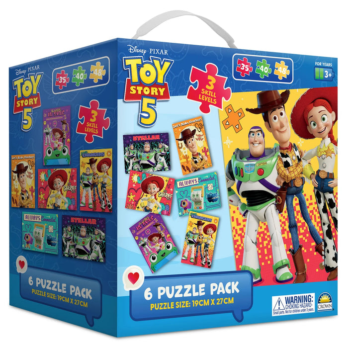 2x12 2x20 2x30pc Toy Story 5 6 in 1 Puzzle