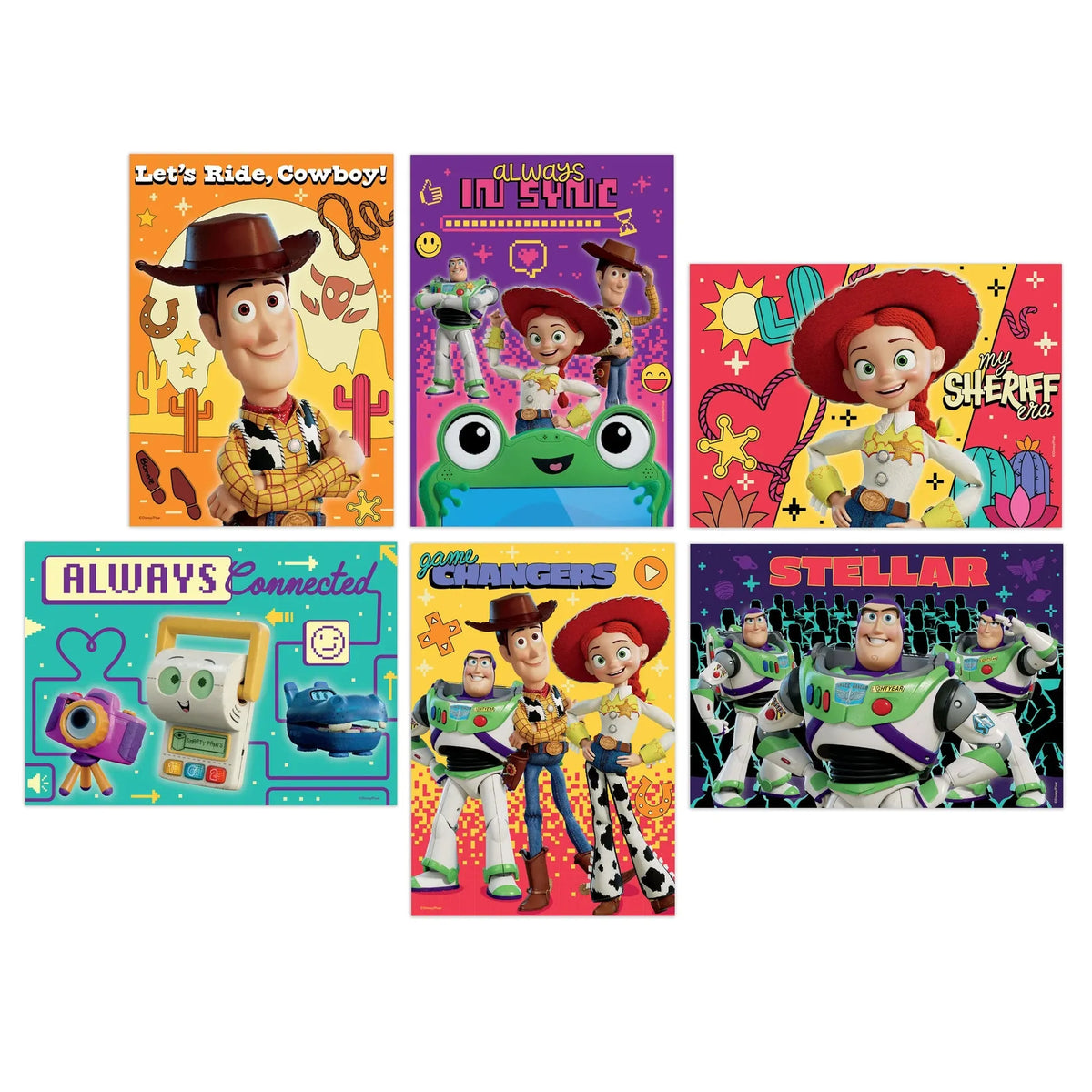 2x12 2x20 2x30pc Toy Story 5 6 in 1 Puzzle