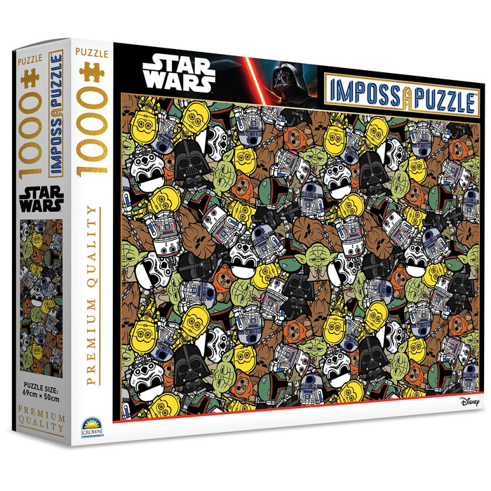 1000pc Impossipuzzle Star Wars Crown Premium Puzzle