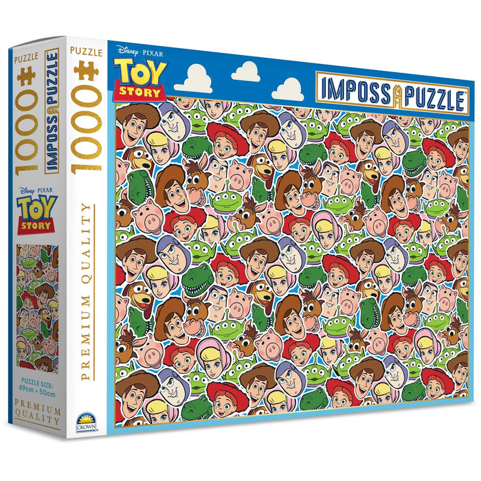 1000pc Impossipuzzle Toy Story 5 Crown Premium Puzzle