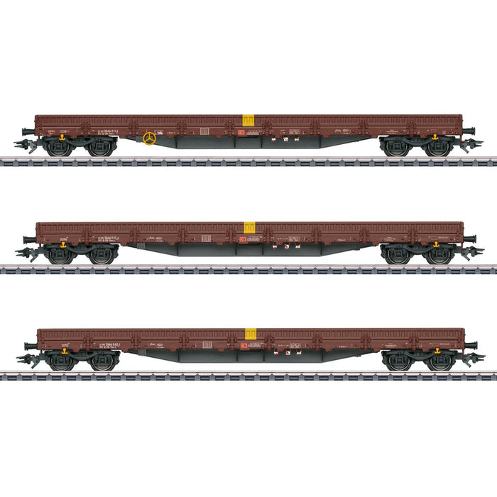 HO DB AG Low-Sided Car Set VI