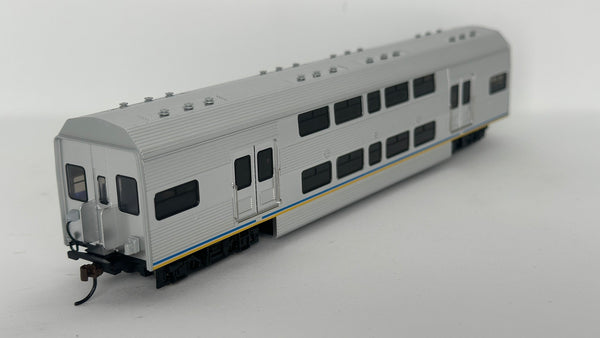 image1_HO Goninan Stainless Steel S-Set 4-Car - Original Set with Blue Bogies