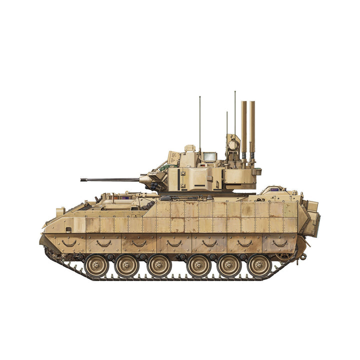 1/35 U.S. Cavalry Fighting Vehicle M3A3 Bradley with BUSK III_10