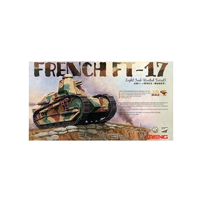 1/35 French FT-17 Light Tank (Riveted Turret) Plastic Model Kit_8