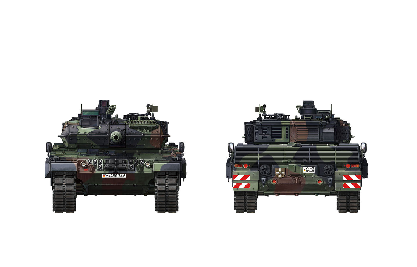 1/35 German Main Battle Tank Leopard 2 A7 Plastic Model Kit_11