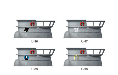 Warship Builder – U-Boat Type VII (Cartoon Model) Plastic Model Kit_4