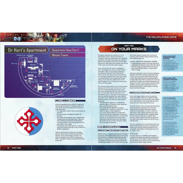 Modiphius Infinity The Roleplaying Game Quantronic Heat – Hobbyco