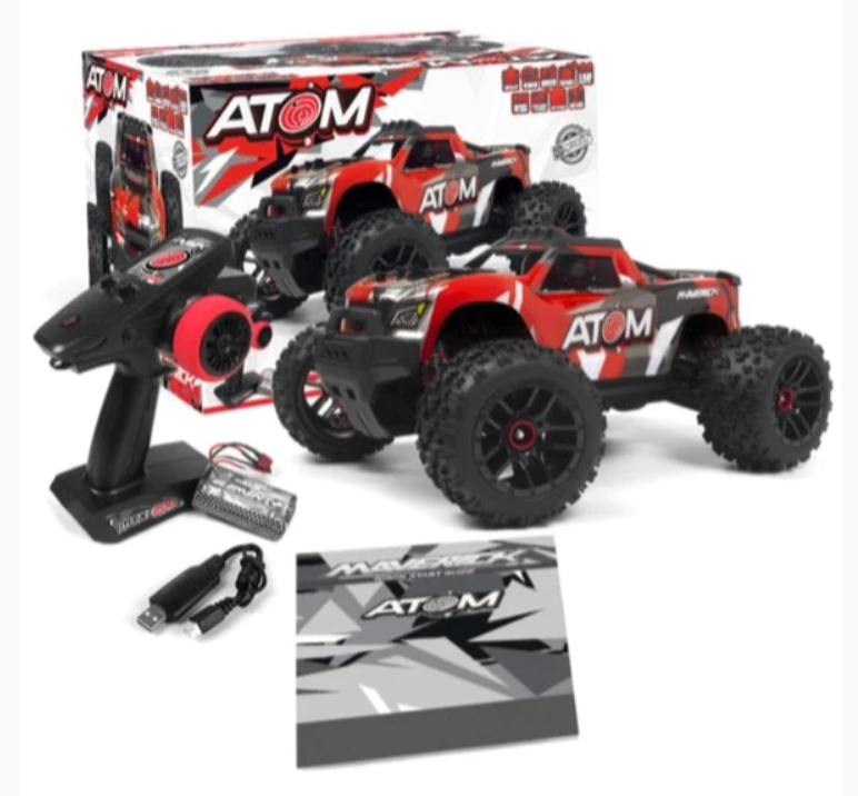 1/18 Atom 4WD Electric Truck - Red_11