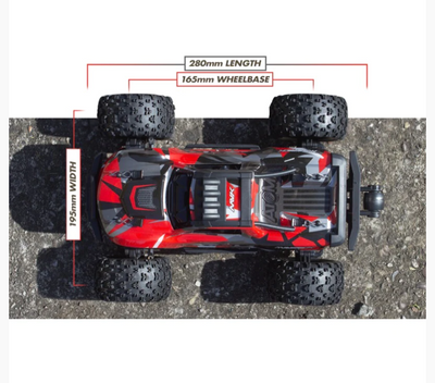 1/18 Atom 4WD Electric Truck - Red_9