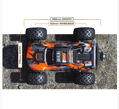 1/18 Atom 4WD Electric Truck - Orange_8