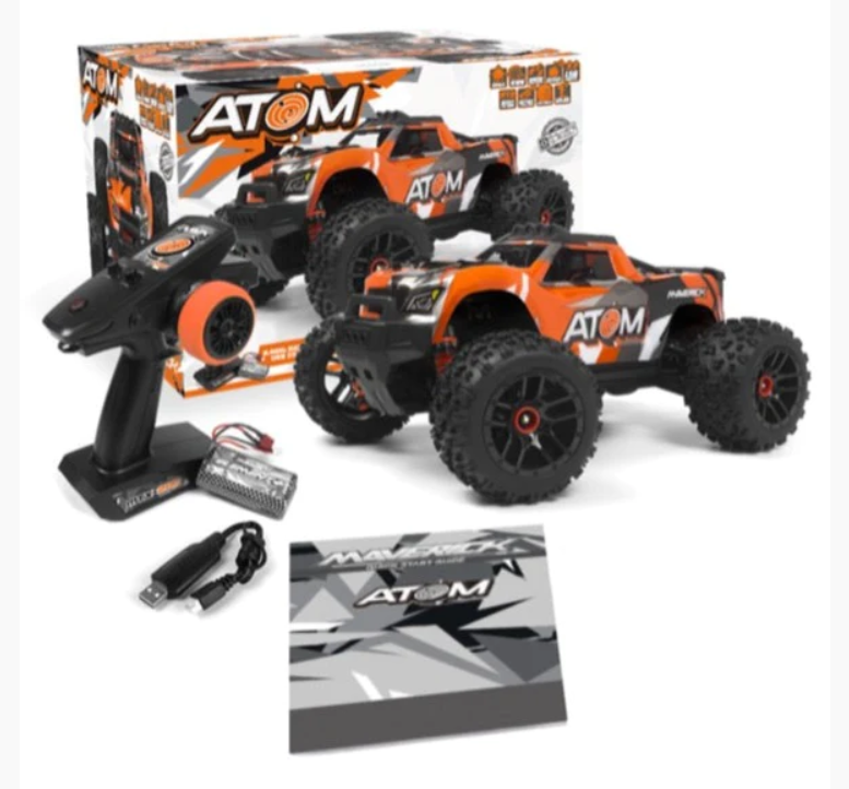 1/18 Atom 4WD Electric Truck - Orange_9