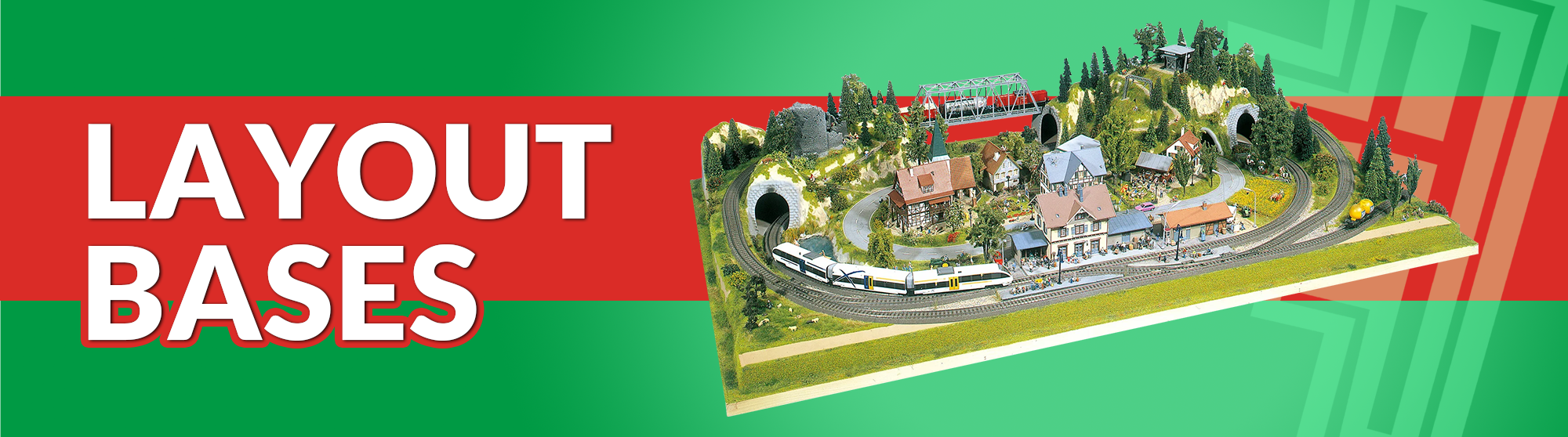 Layout For 5 Models MODEL TRAINS - Layout Bases – Hobbyco