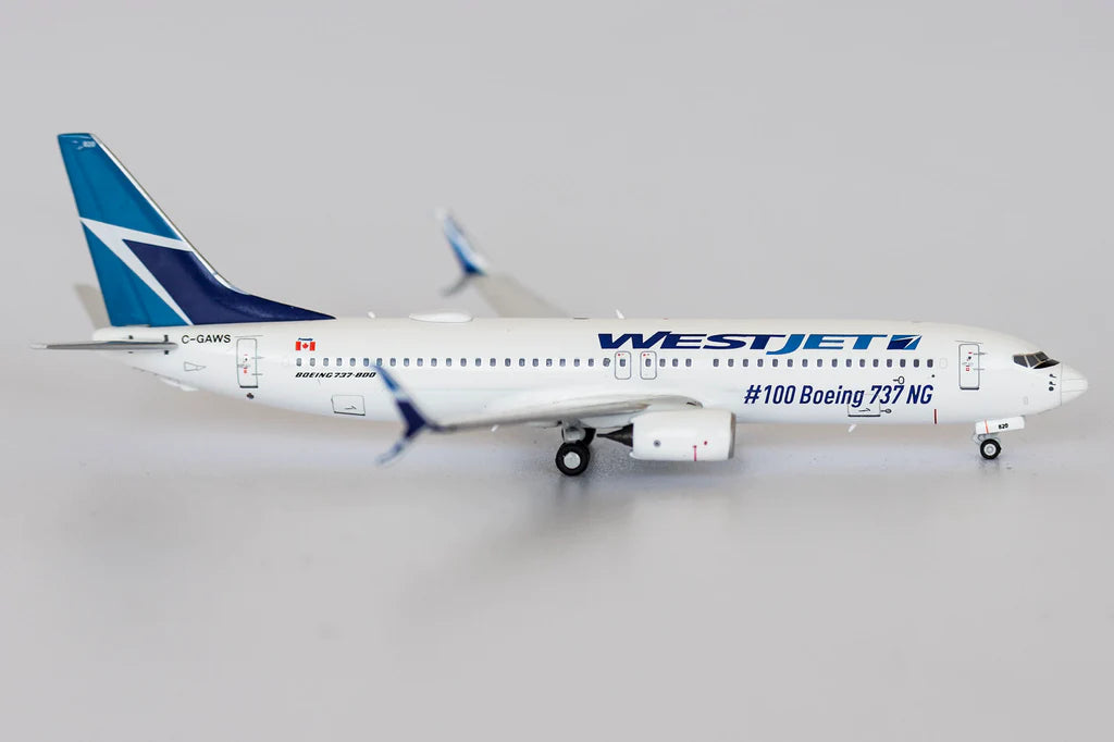 1/400 WestJet Airlines 737800/wi CGAWS 100 Boeing 737NG; with Scimitar Winglets