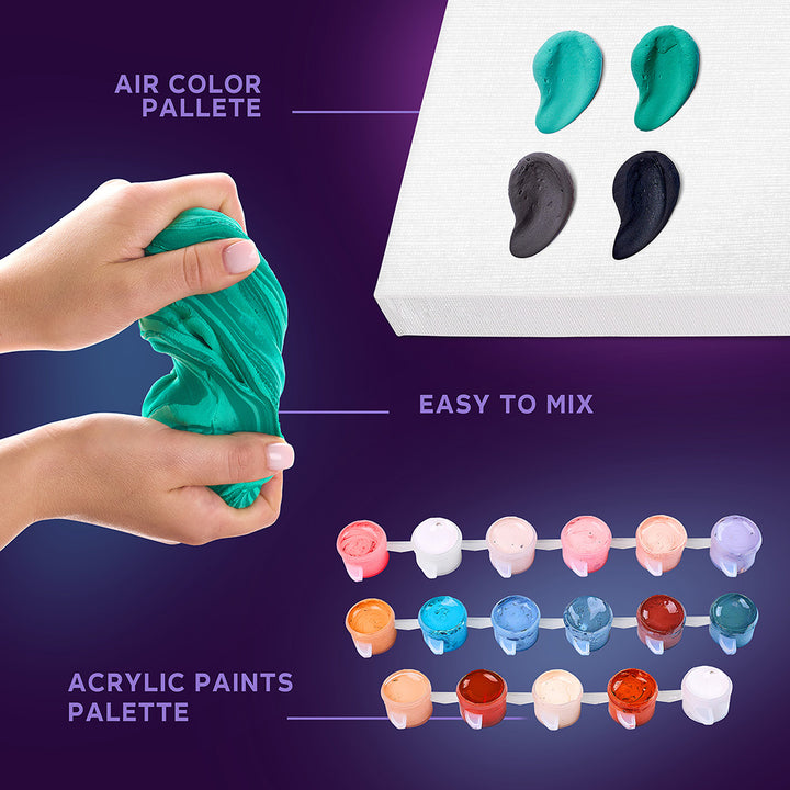 image3_3D Modeling+Painting Kit 30x40cm - Fashion Corgi