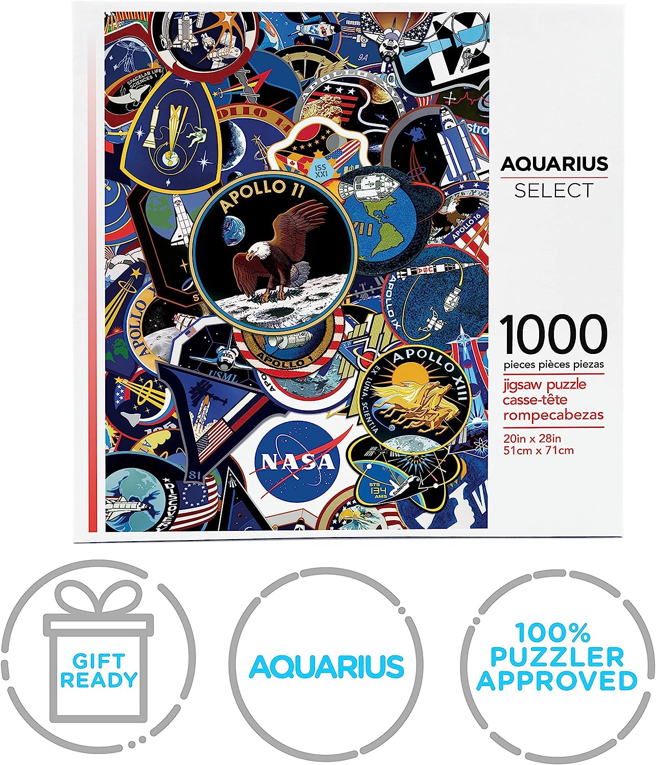 1000pc NASA Mission Patches