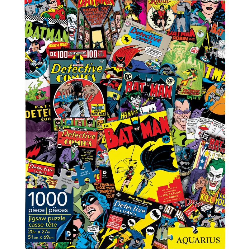 1000pc DC Comics Batman Retro Collage