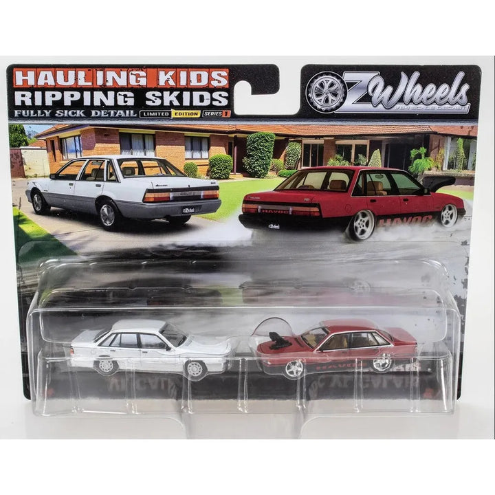 1/64 FSD R1 Twin Set Hauling Kids & Ripping Skids VL Calais & Havoc Series