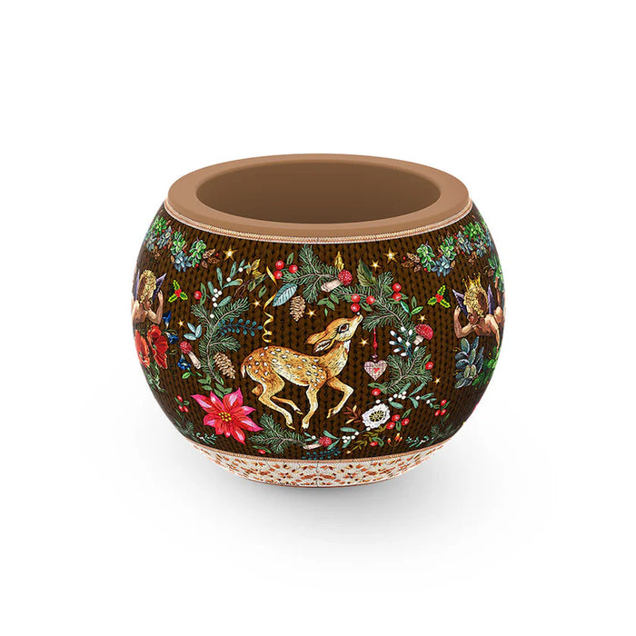 3D Flowerpot Deer Carol