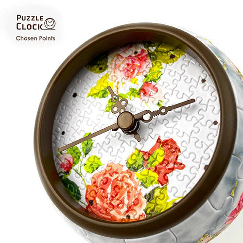 Clock Fragrant Flowers Puzzle