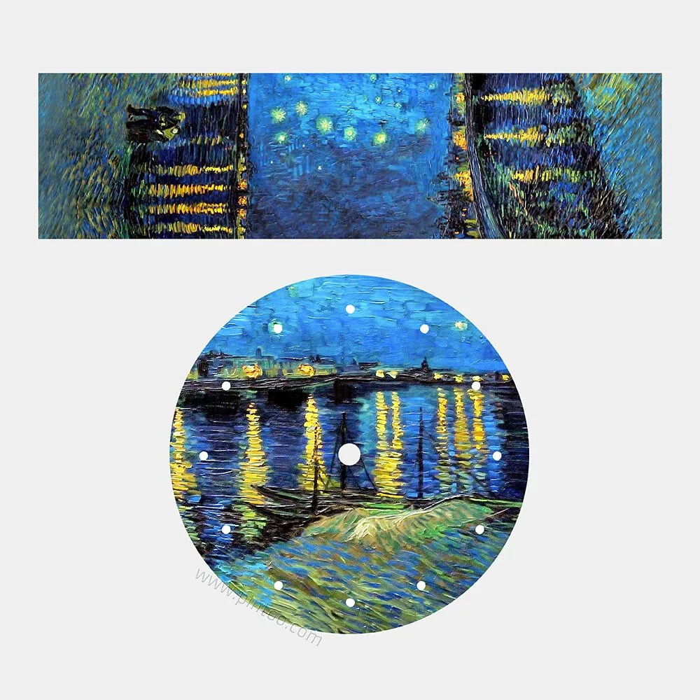 Clock Van Gogh Starry Night Puzzle