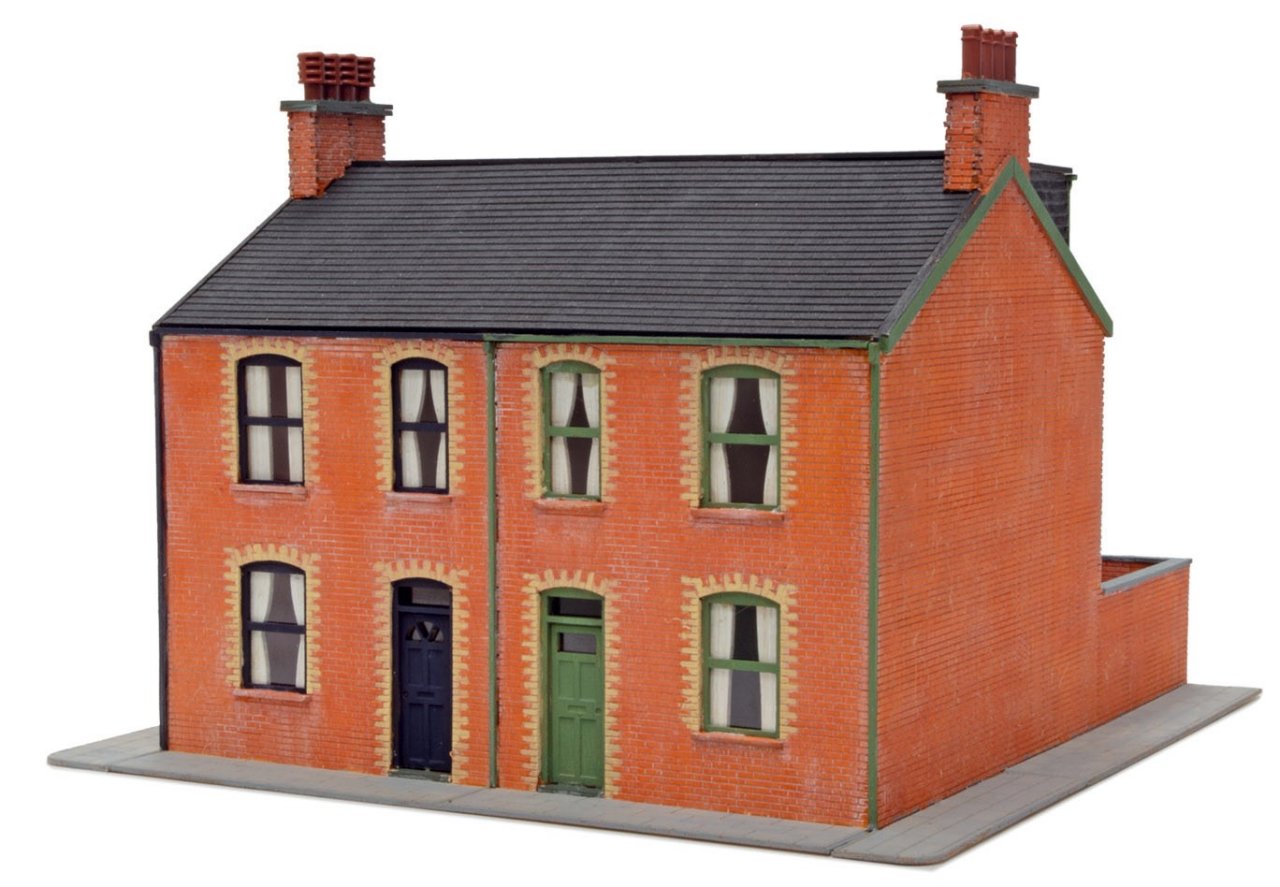 OO/HO Lineside Victorian House Complete – Laser Cut Kit_1