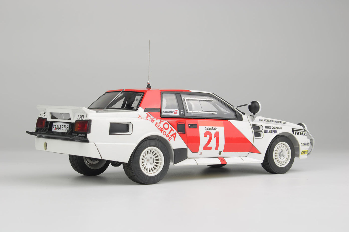 1/24 Toyota TA64 Celica '85 Safari Rally Winner