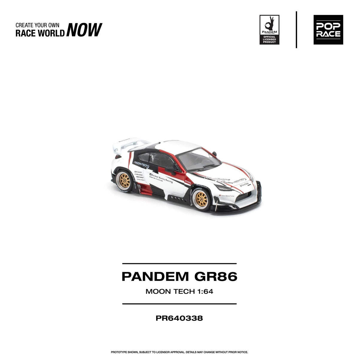 1/64 Pandem Toyota GR86 Moontech