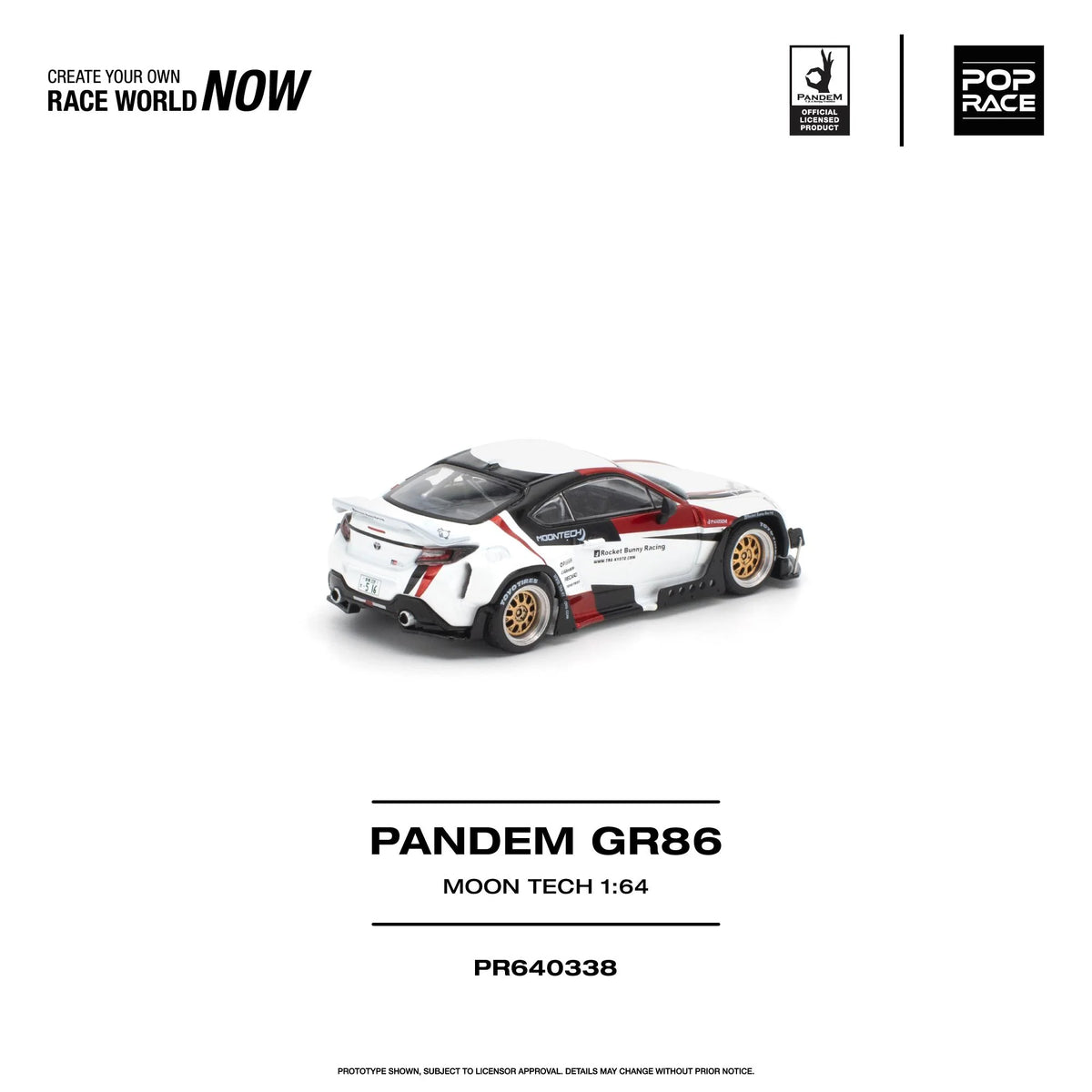 1/64 Pandem Toyota GR86 Moontech