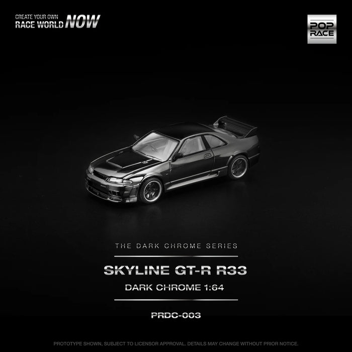 1/64 Dark Chrome Series GT-R R33 400R
