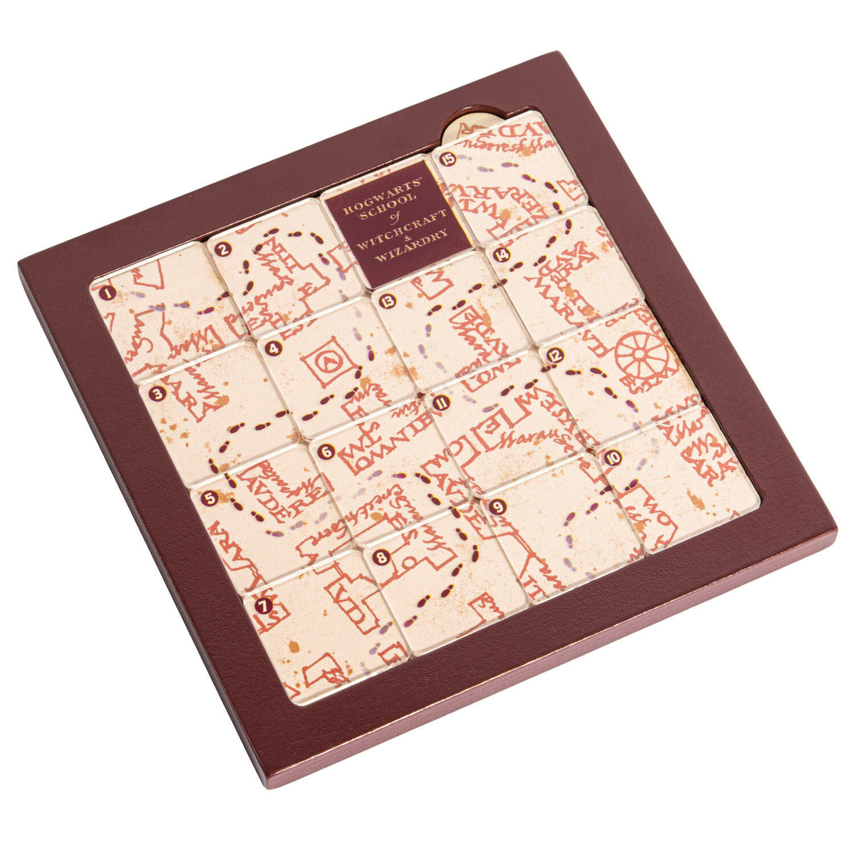 Harry Potter Marauder's Map Sliding Block Puzzle