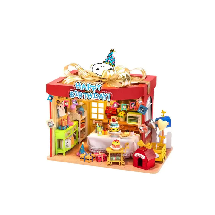 image2_Puremind Peanuts: Snoopy Birthday Party Wooden Kit