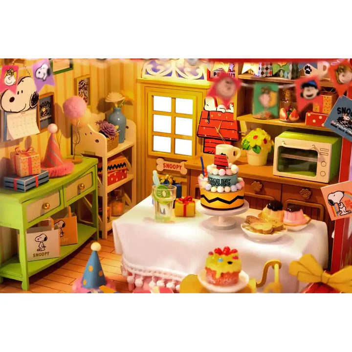 image3_Puremind Peanuts: Snoopy Birthday Party Wooden Kit