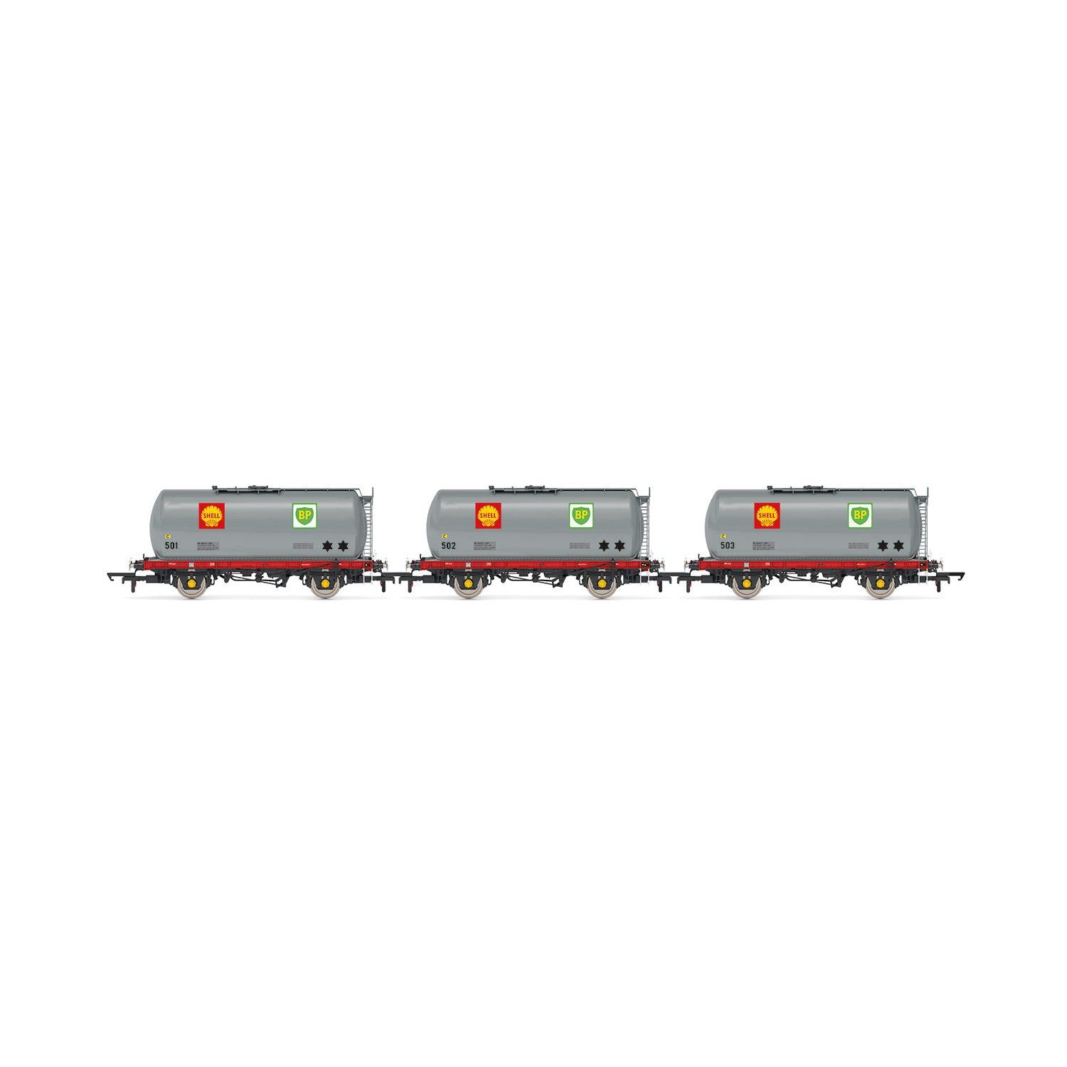 Hornby OO Shell-Mex TTA Tank Wagon Triple Pack - Era 8 – Hobbyco