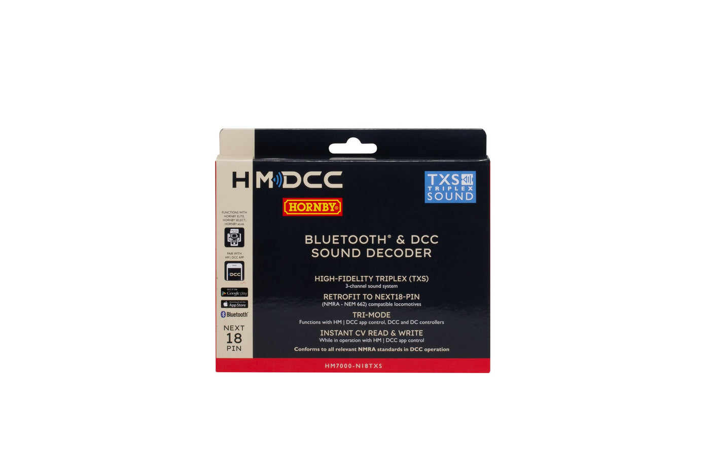 OO HM7000-N18TXS: BLUETOOTH & DCC SOUND DECODER (NEXT18-PIN)