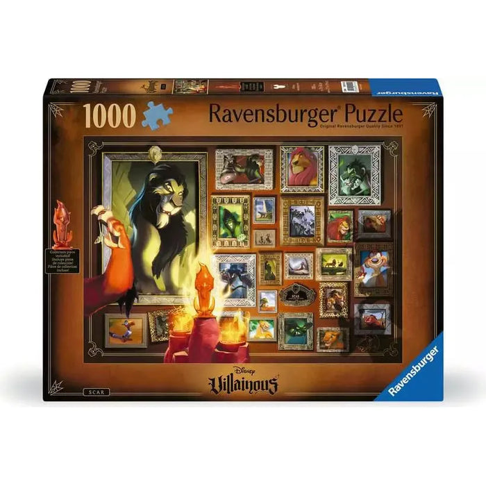1000pc Disney Villainous Scar Puzzle
