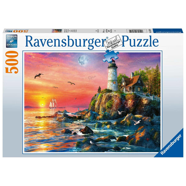 image1_|500pc Lighthouse At Sunset Puzzle
