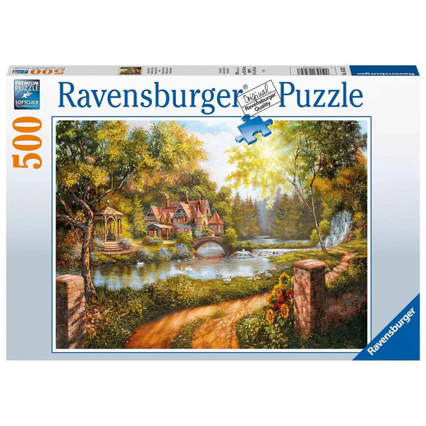 image1_500pc Cottage By The River Puzzle
