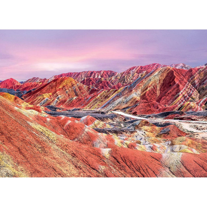 image3_1000pc Rainbow Mountains China Puzzle