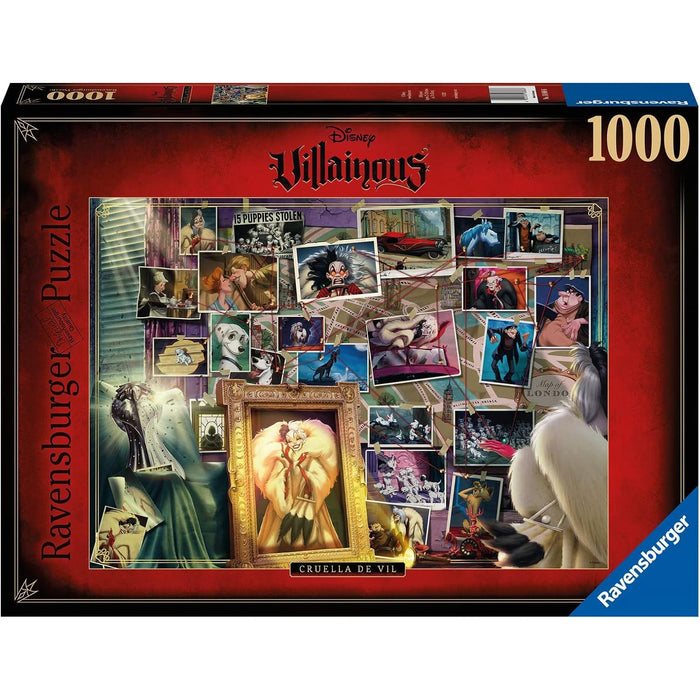 1000pc Disney Villainous Cruella Deville Puzzle