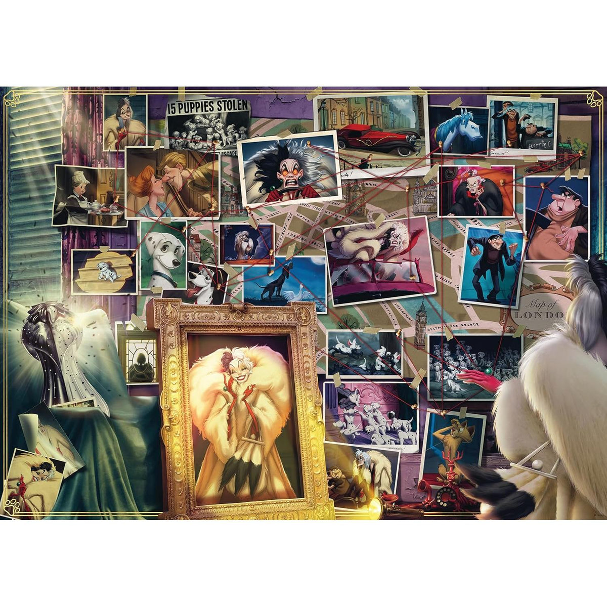 1000pc Disney Villainous Cruella Deville Puzzle