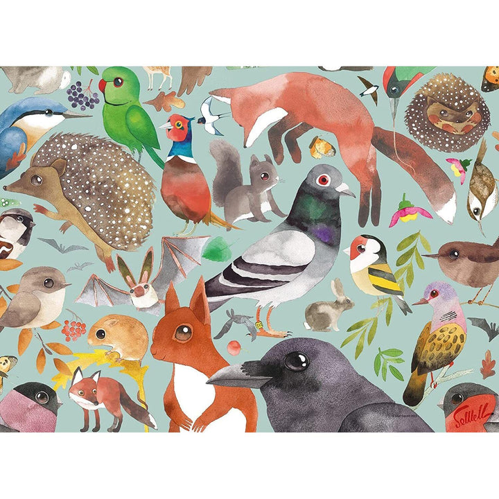 image2_500pc Garden Visitors Puzzle